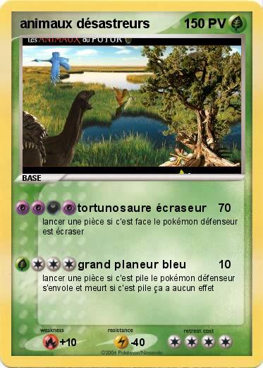 Pokemon animaux désastreurs