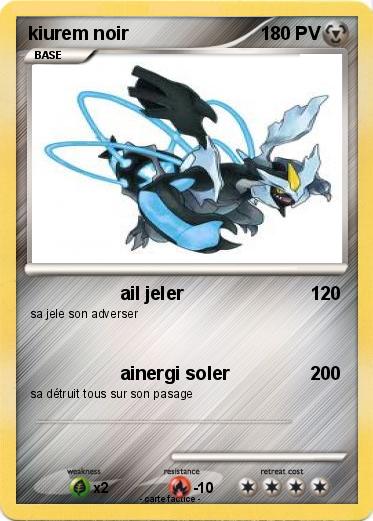 Pokemon kiurem noir