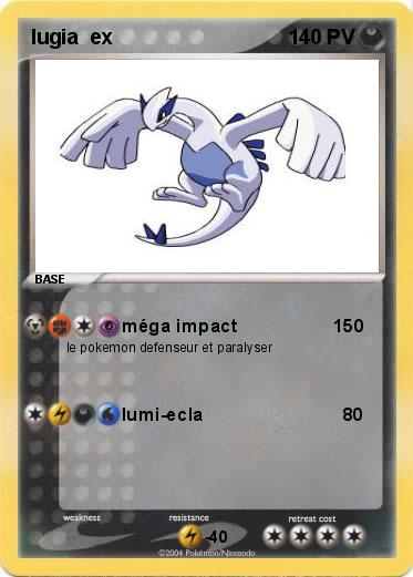 Pokemon lugia  ex