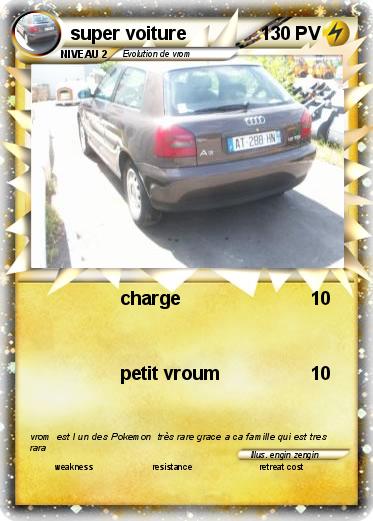 Pokemon super voiture