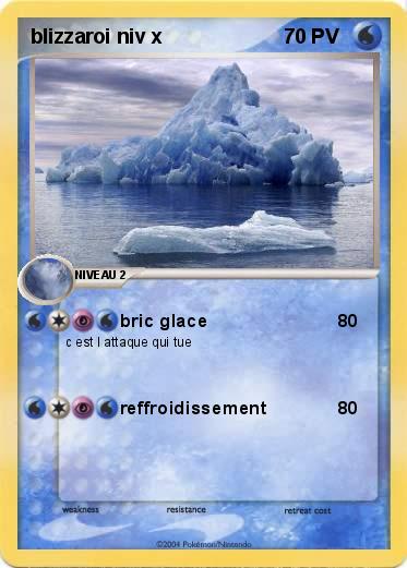 Pokemon blizzaroi niv x