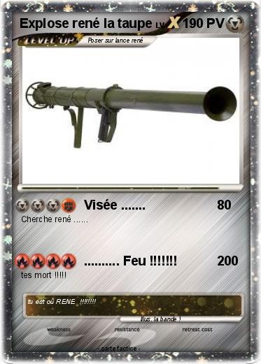 Pokemon Explose rené la taupe