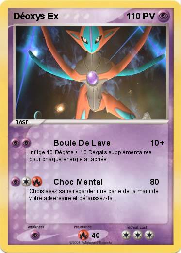Pokemon Déoxys Ex 