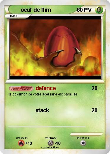 Pokemon oeuf de flim
