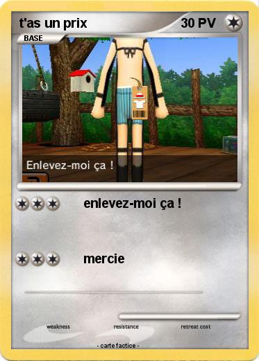 Pokemon t'as un prix