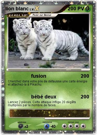 Pokemon lion blanc