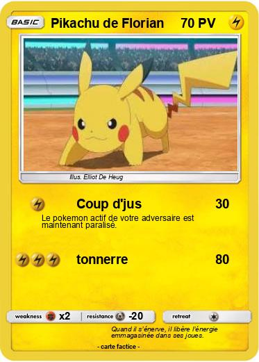 Pokemon Pikachu de Florian