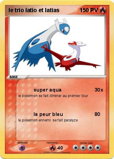 Pokemon le trio latio et latias