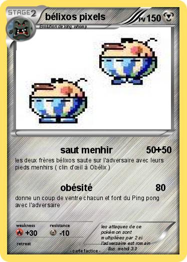 Pokemon bélixos pixels