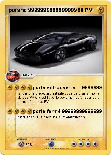 Pokemon porshe 9999999999999999