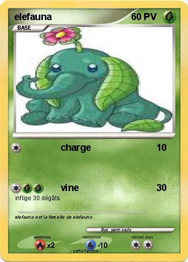 Pokemon elefauna