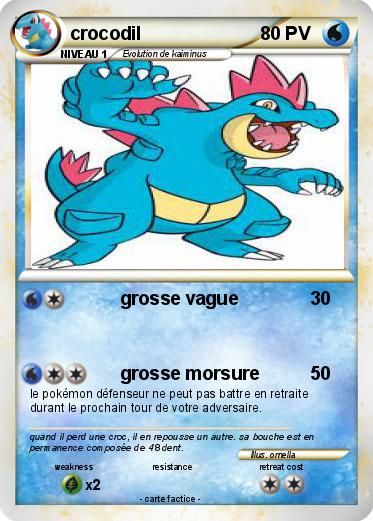Pokemon crocodil