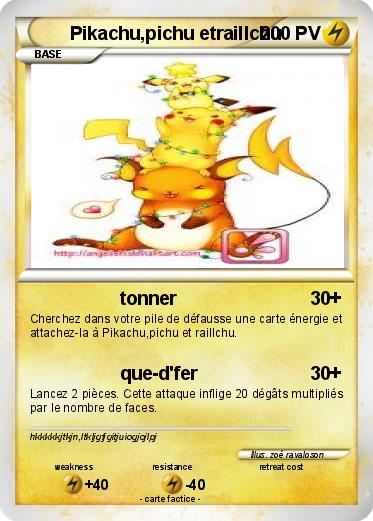 Pokemon Pikachu,pichu etraillchu