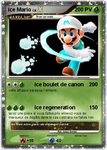 Pokemon ice Mario