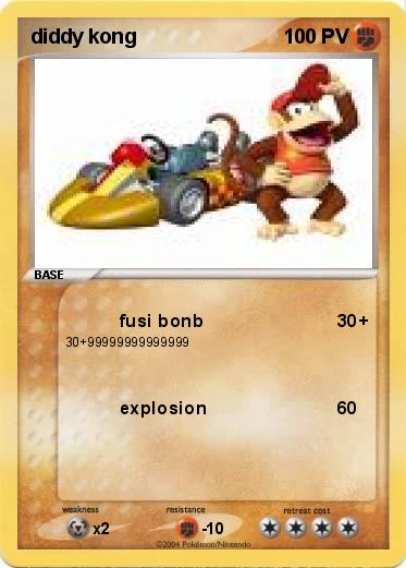 Pokemon diddy kong