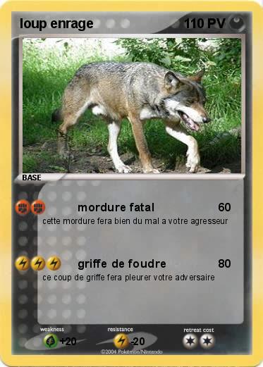 Pokemon loup enrage