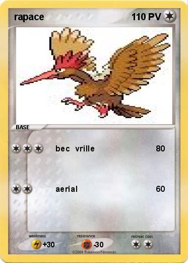 Pokemon rapace