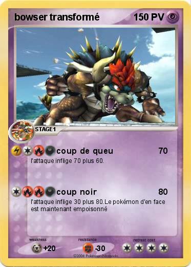 Pokemon bowser transformé