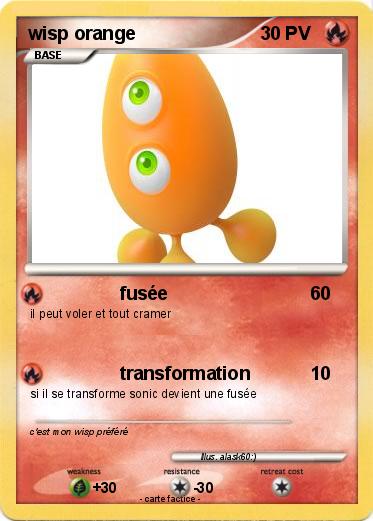 Pokemon wisp orange