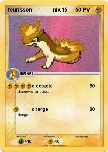 Pokemon feurisson              niv.15