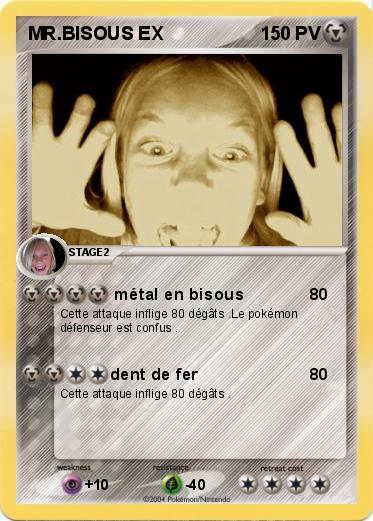 Pokemon MR.BISOUS EX