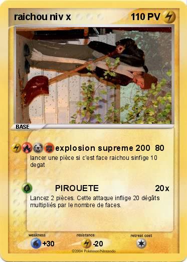 Pokemon raichou niv x