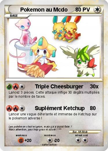 Pokemon Pokemon au Mcdo