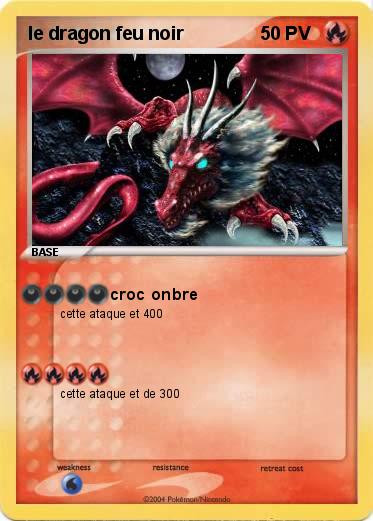 Pokemon le dragon feu noir