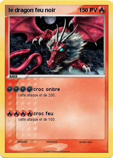 Pokemon le dragon feu noir