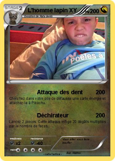 Pokemon L'homme lapin XY