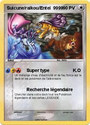 Pokemon Suicune/raikou/Entei  9999