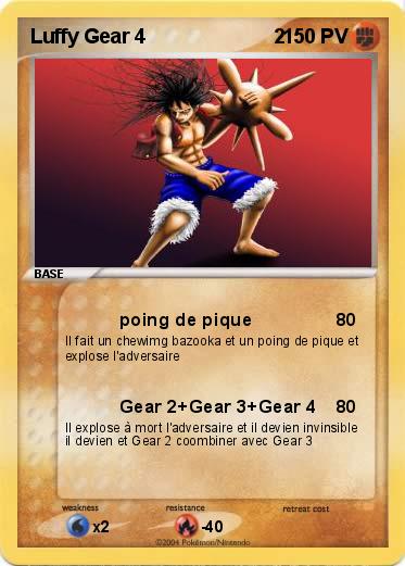 Pokemon Luffy Gear 4                       2 
