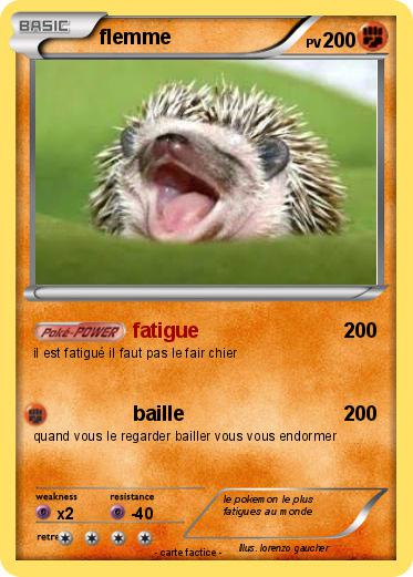 Pokemon flemme
