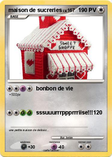 Pokemon maison de sucreries
