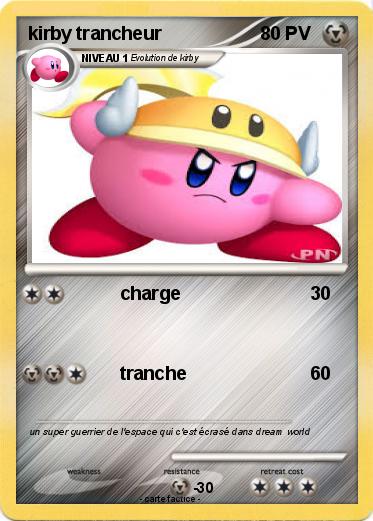 Pokemon kirby trancheur