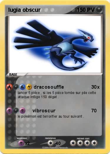 Pokemon lugia obscur