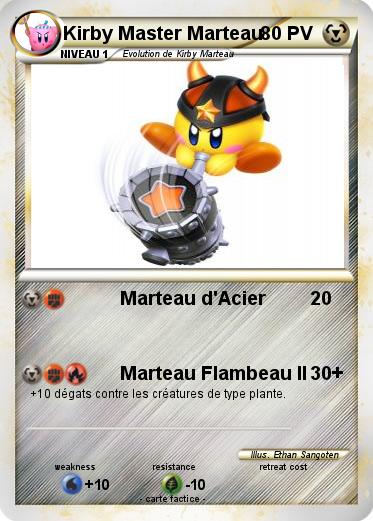 Pokemon Kirby Master Marteau