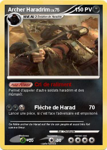 Pokemon Archer Haradrim