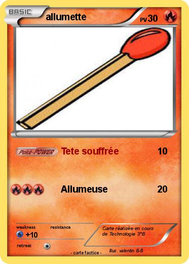 Pokemon allumette