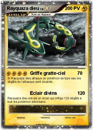 Pokemon Rayquaza dieu