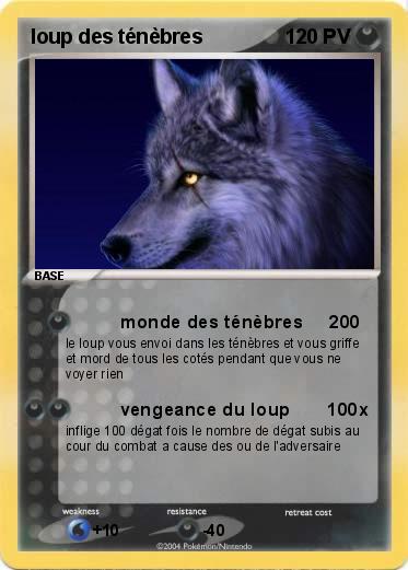 Pokemon loup des ténèbres            