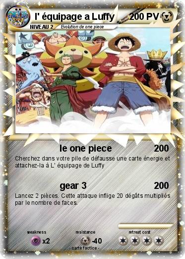 Pokemon l' équipage a Luffy