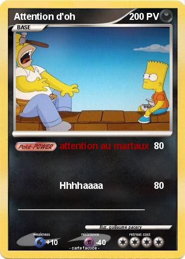 Pokemon Attention d'oh