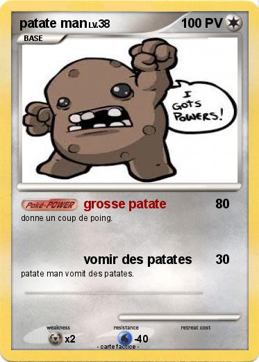 Pokemon patate man