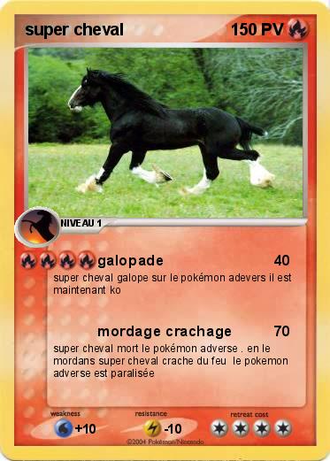 Pokemon super cheval