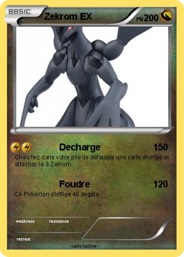 Pokemon Zekrom EX