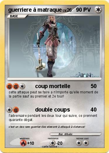 Pokemon guerriere à matraque