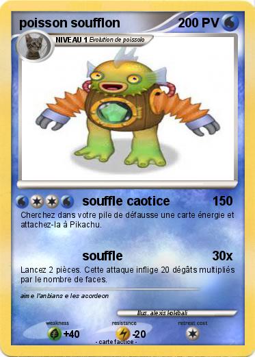Pokemon poisson soufflon