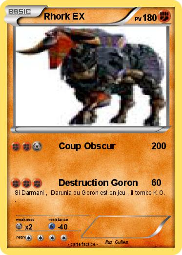 Pokemon Rhork EX