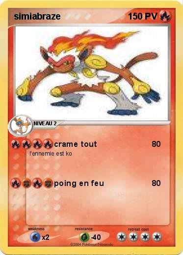 Pokemon simiabraze